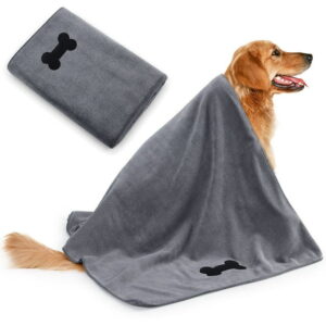 Deago Dog Towel Super Absorbent Microfiber Dog Drying Towel