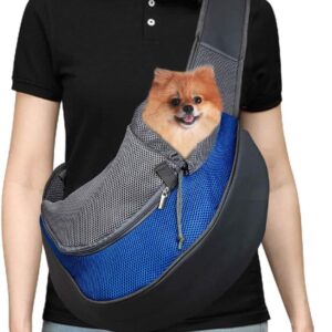 Pet Dog Sling Carrier Breathable Mesh