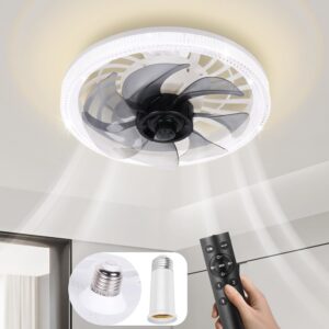 white ceiling fan with light